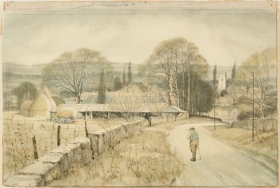 Islip, Near Oxford by Douglas Sharpus Andrews